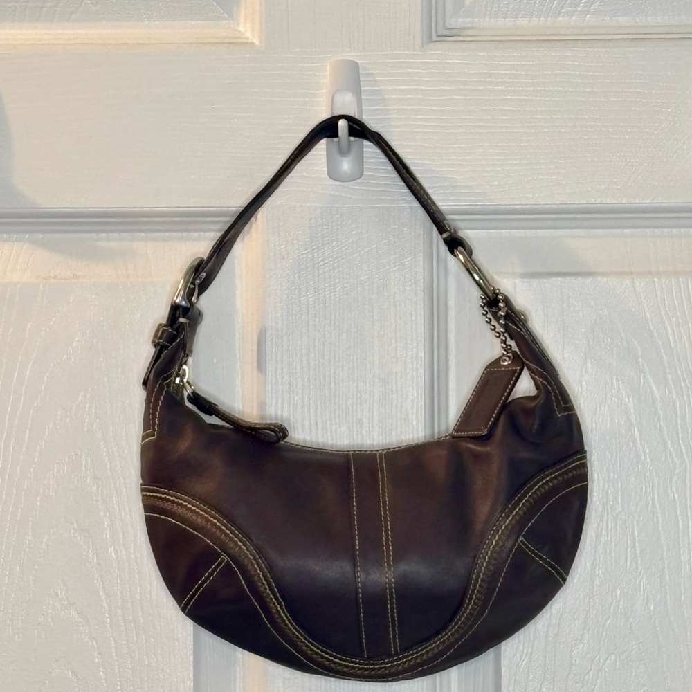 Vintage Coach SoHo Hobo. Chocolate brown y2k